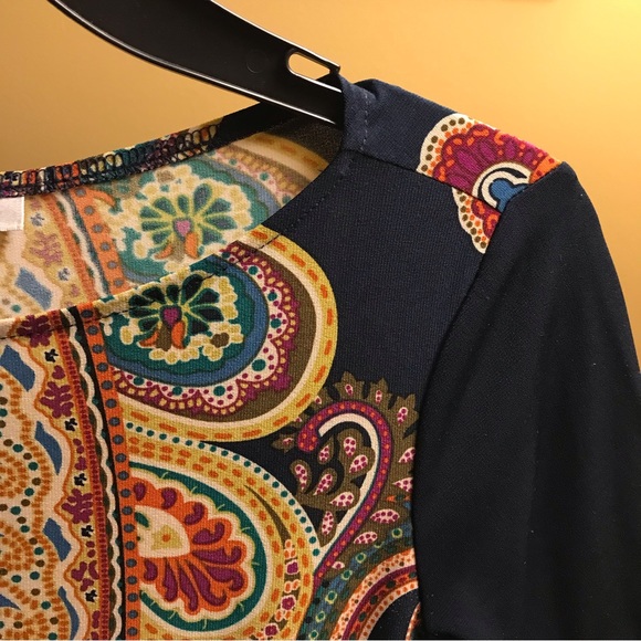 Multicolor dress sz 4 - Picture 6 of 8